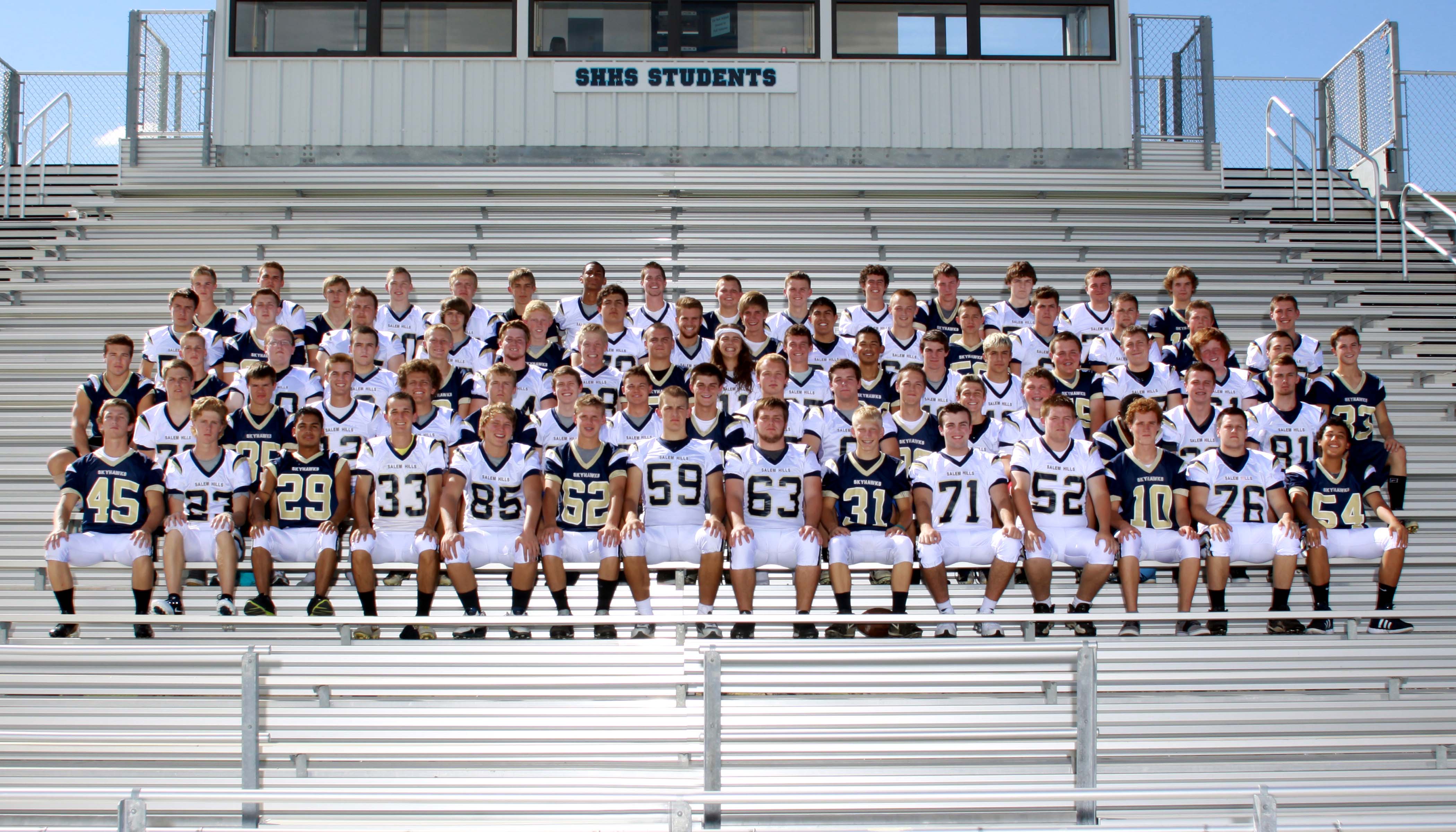 20122013 SHHS Football Team Salem Hills High School